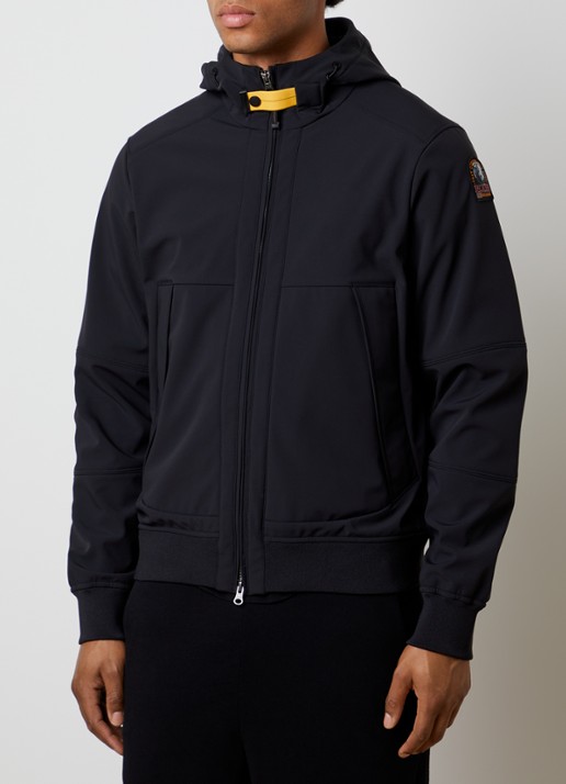 Parajumpers Abner softshell jack met capuchon en ritszakken