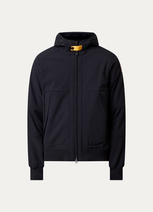 Parajumpers Abner softshell jack met capuchon en ritszakken