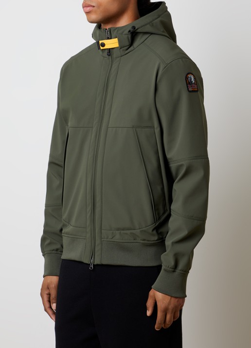 Parajumpers Abner softshell jack met capuchon en ritszakken