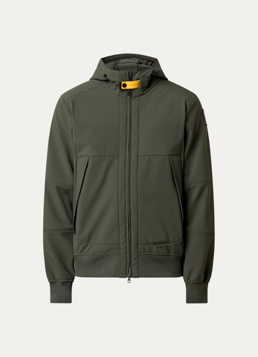 Parajumpers Abner softshell jack met capuchon en ritszakken