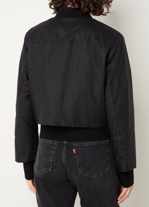 Parajumpers Andreja bomberjack met ritszakken - achterkant 4 zwart