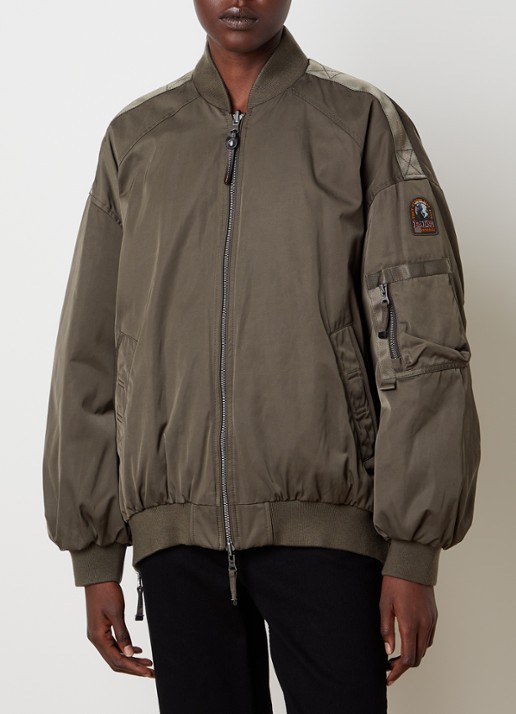 Parajumpers Bomberjack met donsvulling en steekzakken - detail 4 olijfgroen
