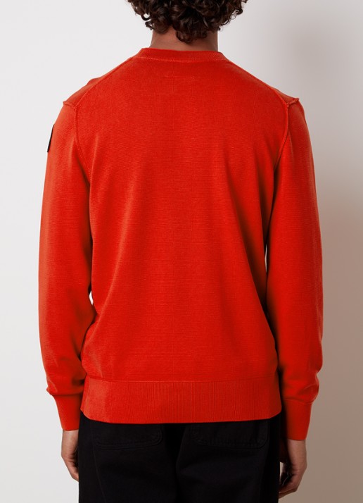Parajumpers Braw fijngebreide pullover met logo - achterkant 3 rood