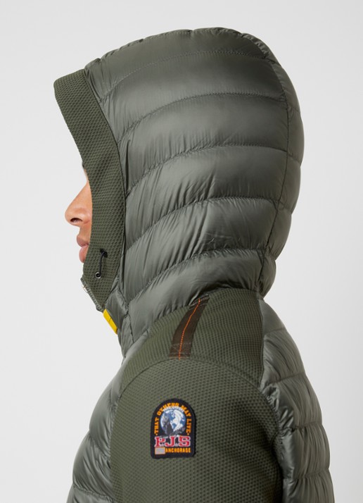 Parajumpers Buck jack met donsvulling en steekzakken - detail 5 legergroen