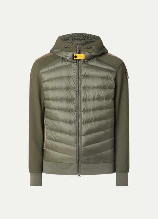 Parajumpers Buck jack met donsvulling en steekzakken - voorkant legergroen