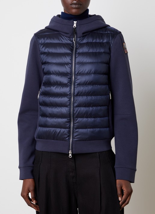 Parajumpers Caeli puffer jack met donsvulling en ritszakken - detail 4 indigo