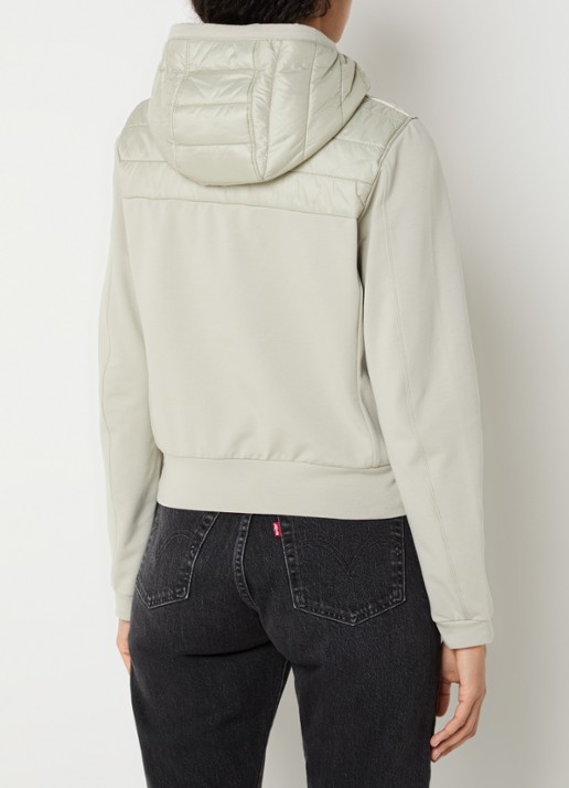Parajumpers Caelie gewatteerd jack met capuchon - achterkant groen