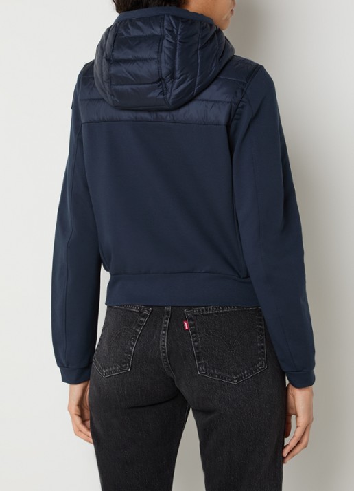 Parajumpers Caelie gewatteerd jack met capuchon - achterkant 4 donkerblauw