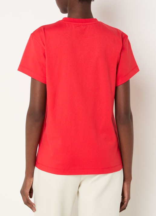Parajumpers Chara T-shirt met logo - achterkant rood