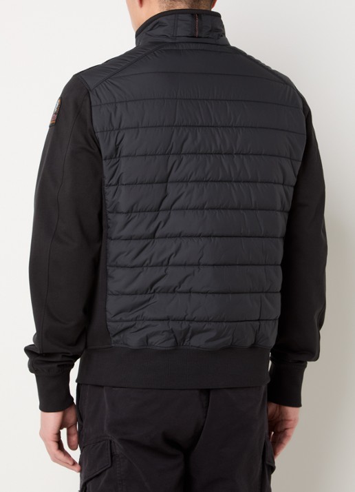 Parajumpers Elliot gewatteerd jack met donsvulling - achterkant 3 zwart