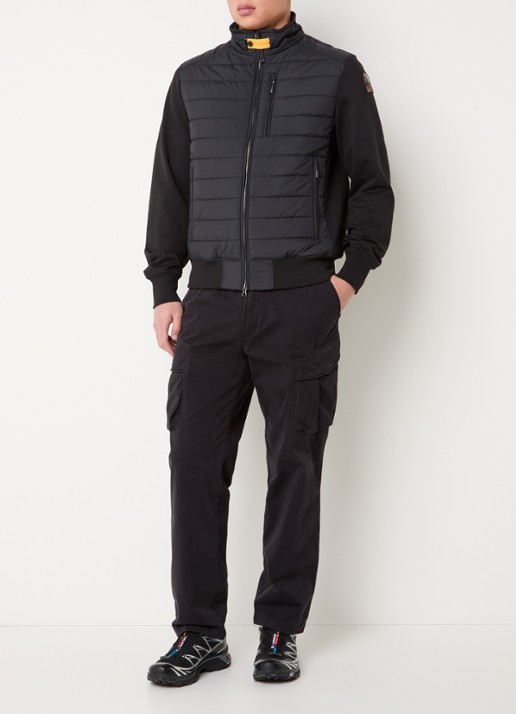 Parajumpers Elliot gewatteerd jack met donsvulling - voorkant 2 zwart