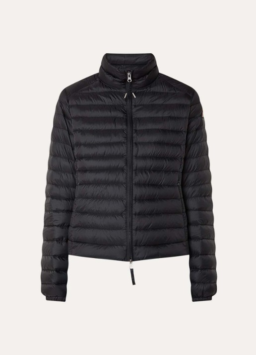 Parajumpers Emilia puffer jack met donsvulling - voorkant zwart