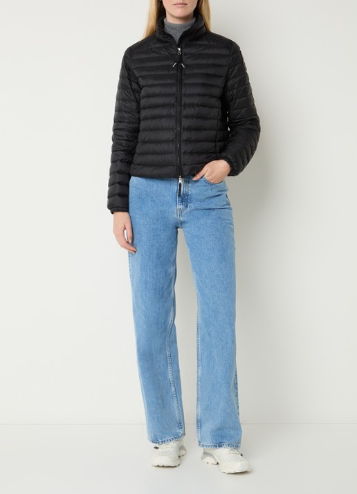 Parajumpers Emilia puffer jack met donsvulling - voorkant 2 zwart
