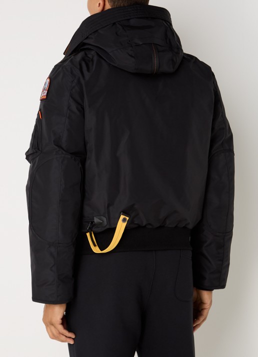 Parajumpers Gobi bomberjack met donsvulling en uitneembare voering - achterkant 4 zwart