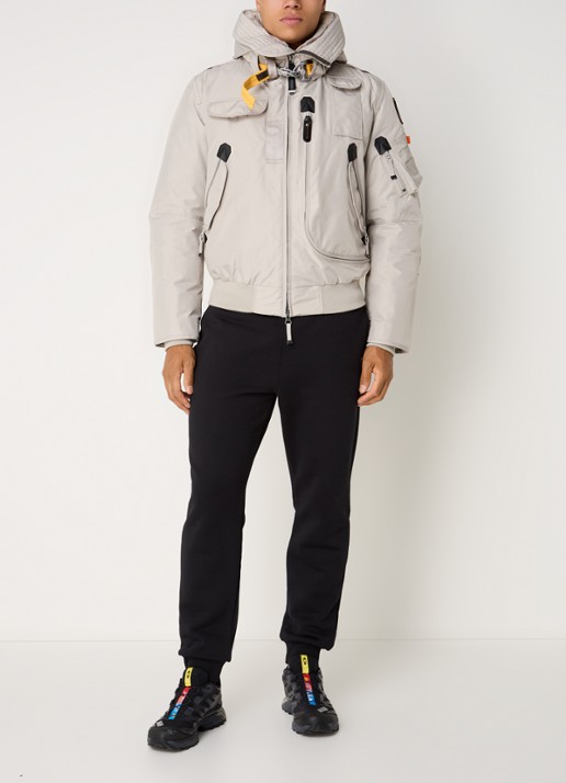Parajumpers Gobi bomberjack met donsvulling en uitneembare voering - voorkant 3 beige