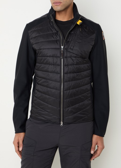 Parajumpers Jayden jack met gewatteerd voorpand en steekzakken - detail 3 zwart