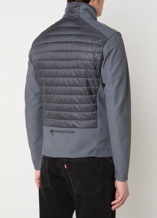 Parajumpers Jayden jack met gewatteerd voorpand en steekzakken - achterkant 4 grijs