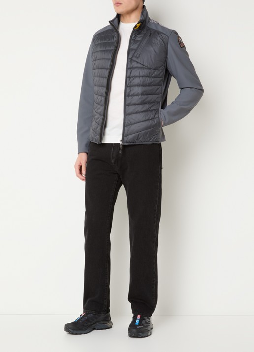 Parajumpers Jayden jack met gewatteerd voorpand en steekzakken - voorkant 3 grijs