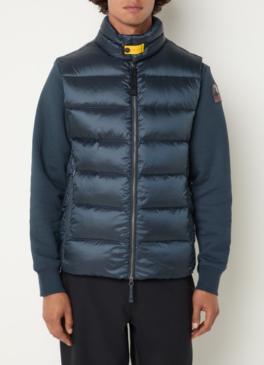 Parajumpers Jeordie bodywarmer met donsvulling - detail indigo