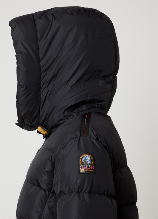 Parajumpers Jinny jas met donsvulling en steekzakken - detail 2 zwart