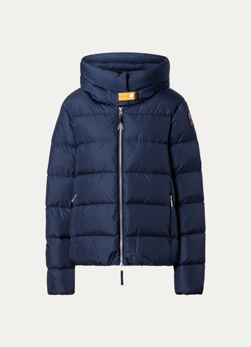 Parajumpers Jinny jas met donsvulling en steekzakken - voorkant indigo