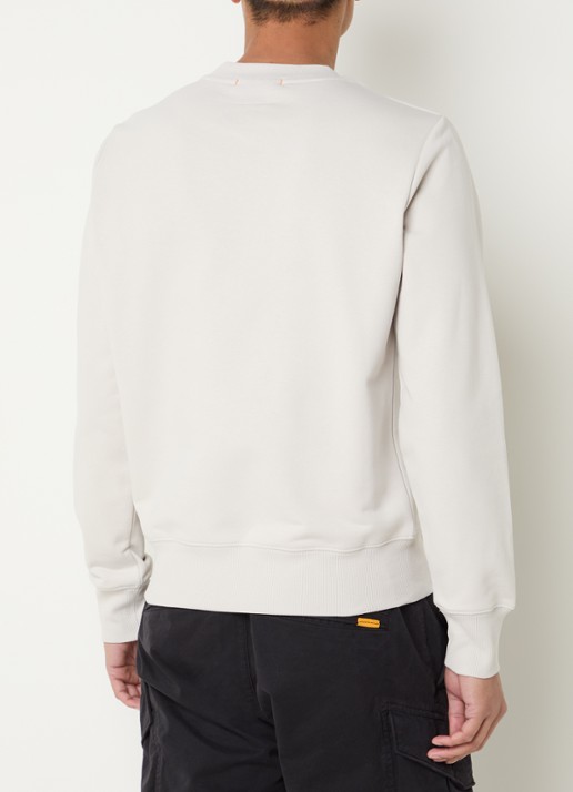 Parajumpers K2 sweater met logo - achterkant 4 beige