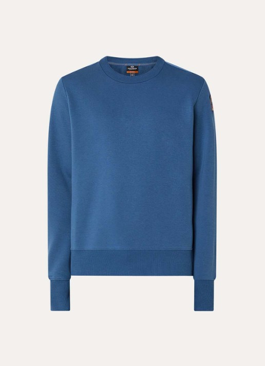 Parajumpers K2 sweater met logo - voorkant donkerblauw