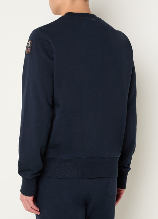 Parajumpers K2 sweater met logo - achterkant donkerblauw
