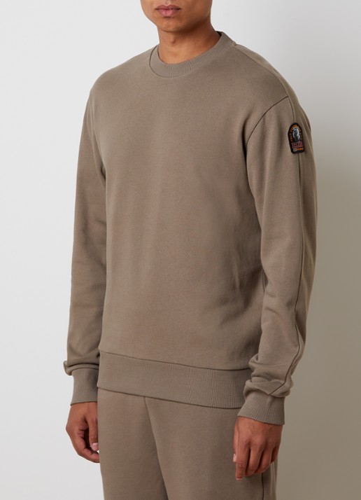 Parajumpers Keota sweater met ritszak en logo