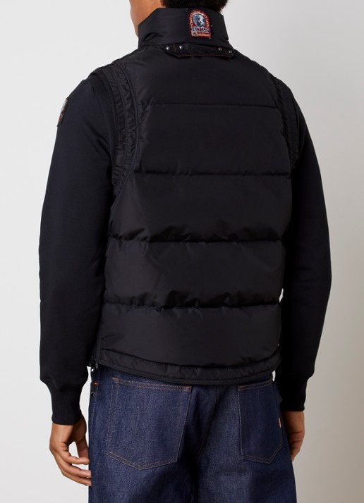 Parajumpers Kobuk bodywarmer met donsvulling - achterkant zwart