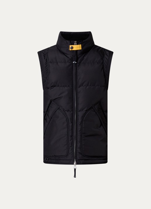 Parajumpers Kobuk bodywarmer met donsvulling - voorkant 2 zwart