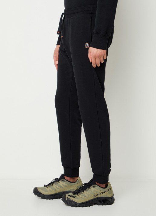 Parajumpers Makalu tapered fit joggingbroek met logo - detail 4 zwart