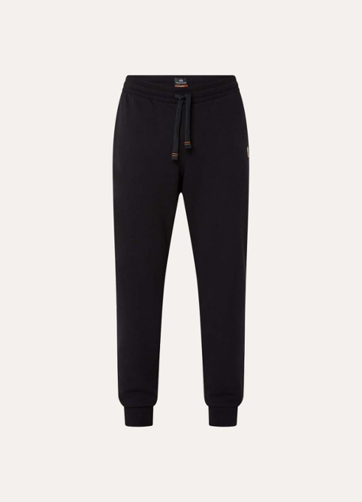 Parajumpers Makalu tapered fit joggingbroek met steekzakken - voorkant zwart