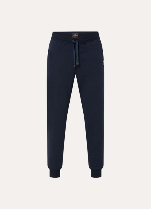 Parajumpers Makalu tapered fit joggingbroek met steekzakken - voorkant 4 donkerblauw