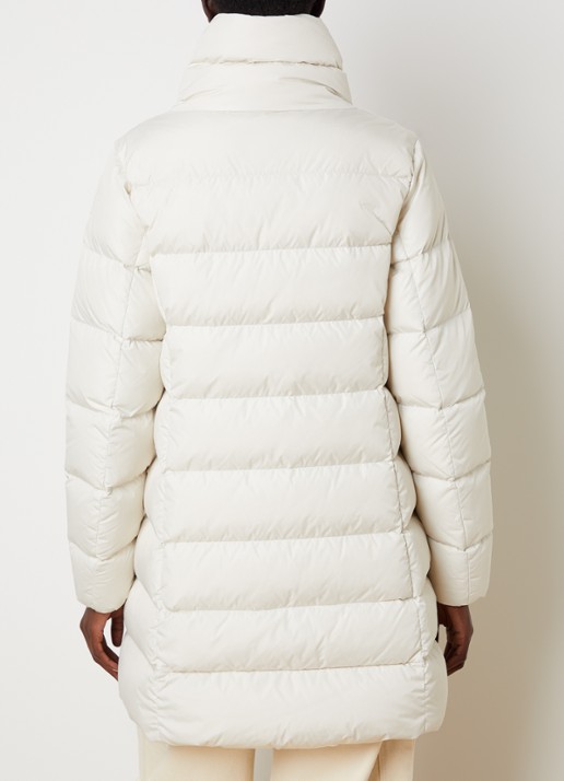 Parajumpers Malandra gewatteerde puffer jas met donsvulling en ritszakken - achterkant 6 wit