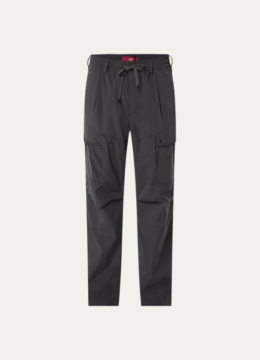 Parajumpers Mallaig straight fit cargobroek met steekzakken - voorkant 4 antraciet