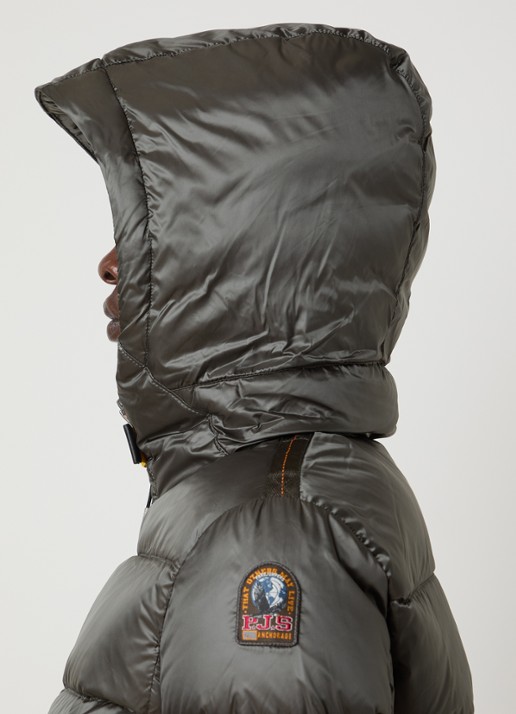 Parajumpers Marion puffer jack met donsvulling - detail 4 legergroen