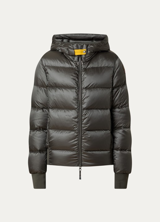 Parajumpers Marion puffer jack met donsvulling - voorkant legergroen