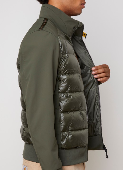 Parajumpers Matty gewatteerde jack met ritszakken - detail 2 legergroen
