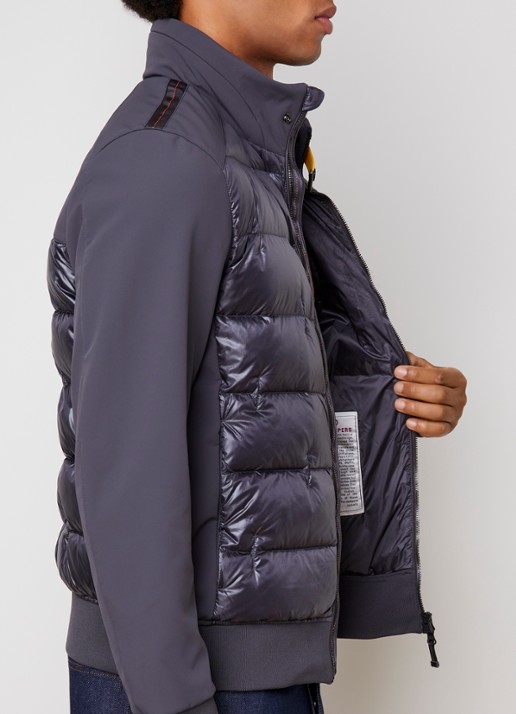 Parajumpers Matty gewatteerde jack met ritszakken - detail 4 donkergrijs