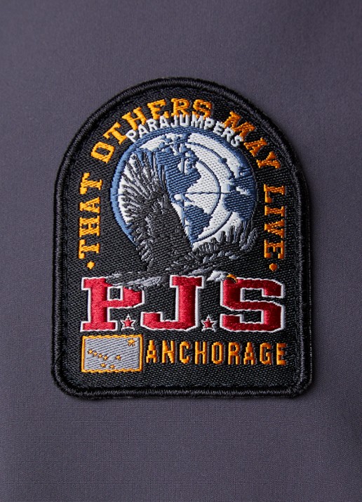 Parajumpers Matty gewatteerde jack met ritszakken - detail 5 donkergrijs