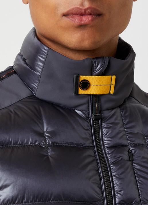 Parajumpers Millet gewatteerde bodywarmer met donsvulling - detail 5 donkerblauw