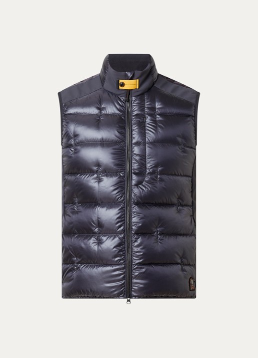 Parajumpers Millet gewatteerde bodywarmer met donsvulling - voorkant donkerblauw