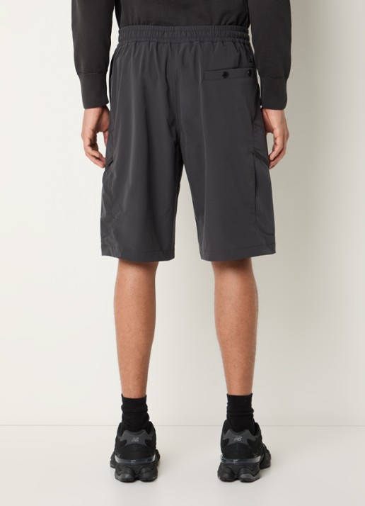 Parajumpers Morar straight fit korte broek met steekzakken - achterkant 4 antraciet