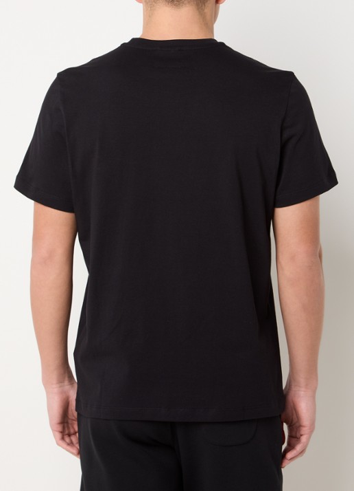 Parajumpers Patch T-shirt met logoborduring - achterkant 3 zwart