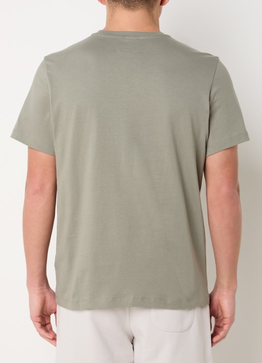 Parajumpers Patch T-shirt met logoborduring - achterkant 3 groen