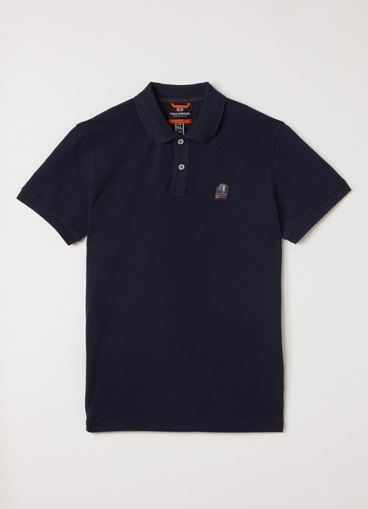 Parajumpers Polo van piqué katoen met logo
