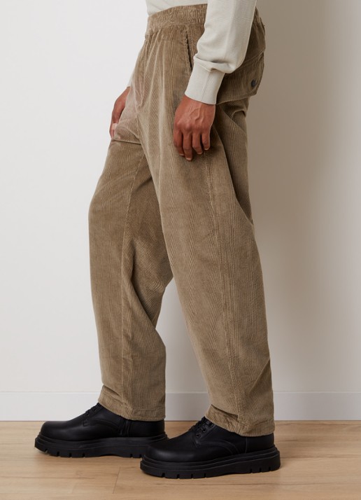 Parajumpers Rainard straight fit chino van corduroy - detail 2 zand