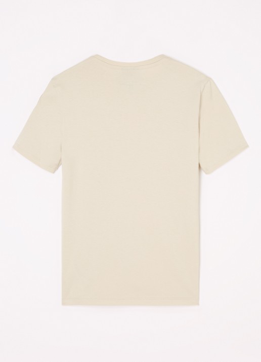 Parajumpers Shispare T-shirt met logo - voorkant 2 beige