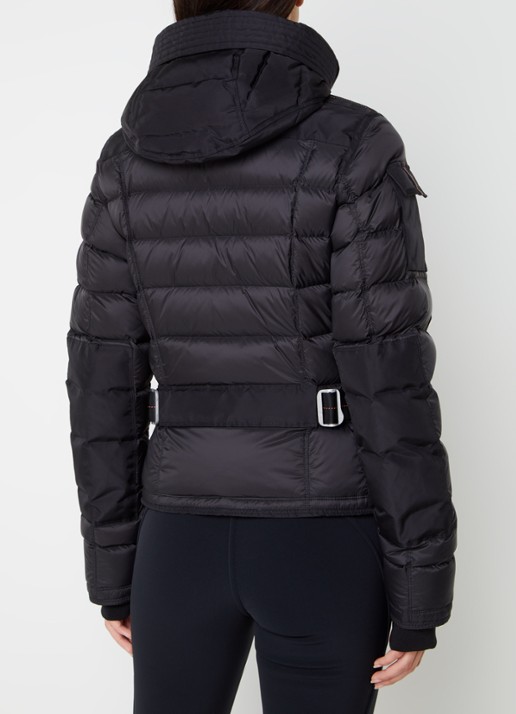Parajumpers Skimaster gewatteerd jack met donsvulling en capuchon - achterkant 3 zwart